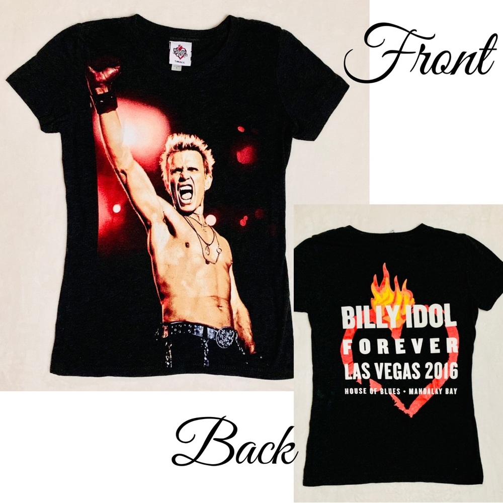 Billy Idol Forever Las Vegas 2016 HOB | Women’s Size Small